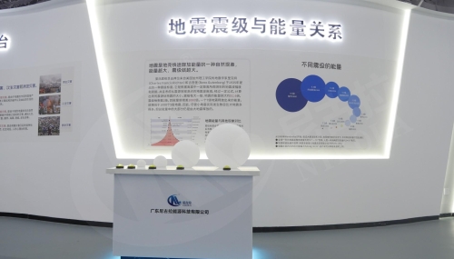 地震能量大小互动装置
