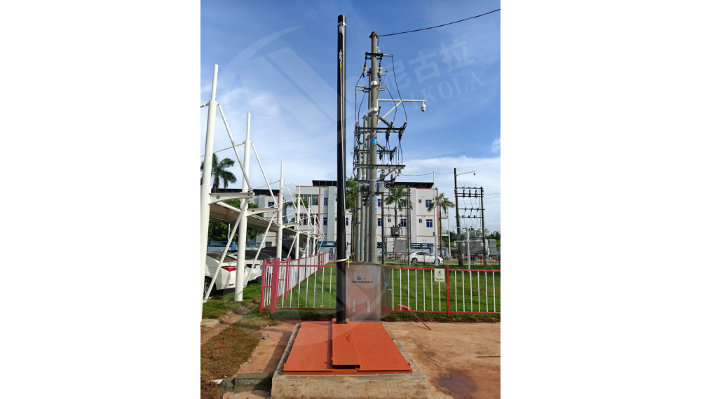 Thiết bị trải nghiệm cột điện đổ